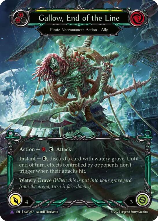 Gallow, End of the Line (Marvel Cold Foil) [SUP267] (Super Slam)  Cold Foil | Total Play
