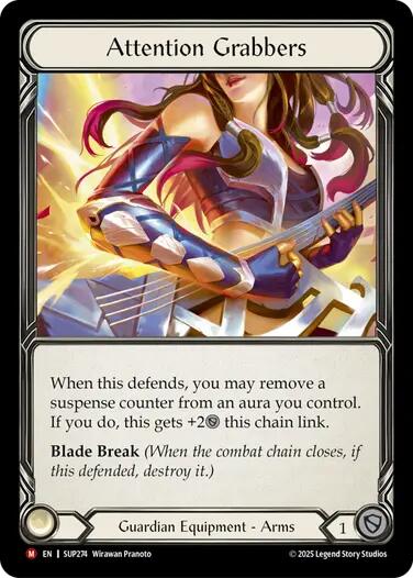 Attention Grabbers (Cold Foil) [SUP273] (Super Slam)  Cold Foil | Total Play