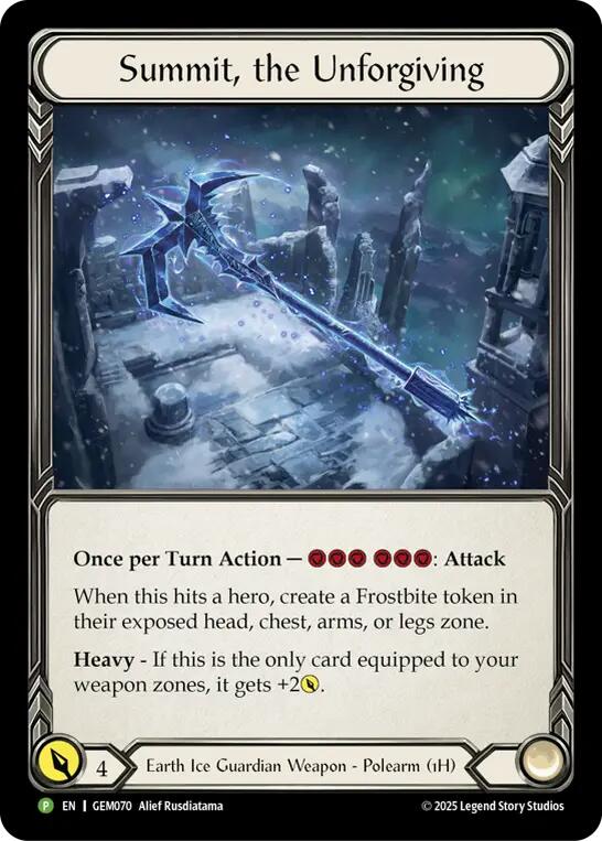 Summit, the Unforgiving [GEM070] (GEM Pack 3)  Cold Foil | Total Play