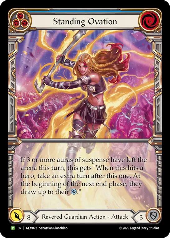 Standing Ovation [GEM072] (GEM Pack 3)  Rainbow Foil | Total Play