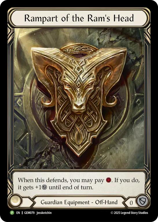 Rampart of the Ram's Head [GEM079] (GEM Pack 3)  Rainbow Foil | Total Play