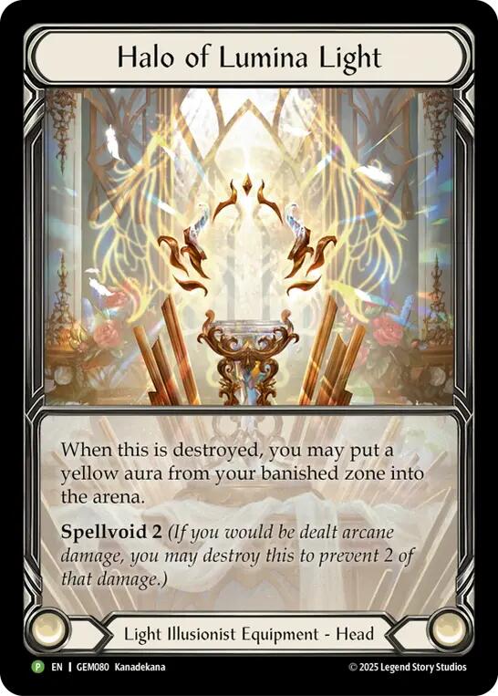 Halo of Lumina Light [GEM080] (GEM Pack 3)  Rainbow Foil | Total Play