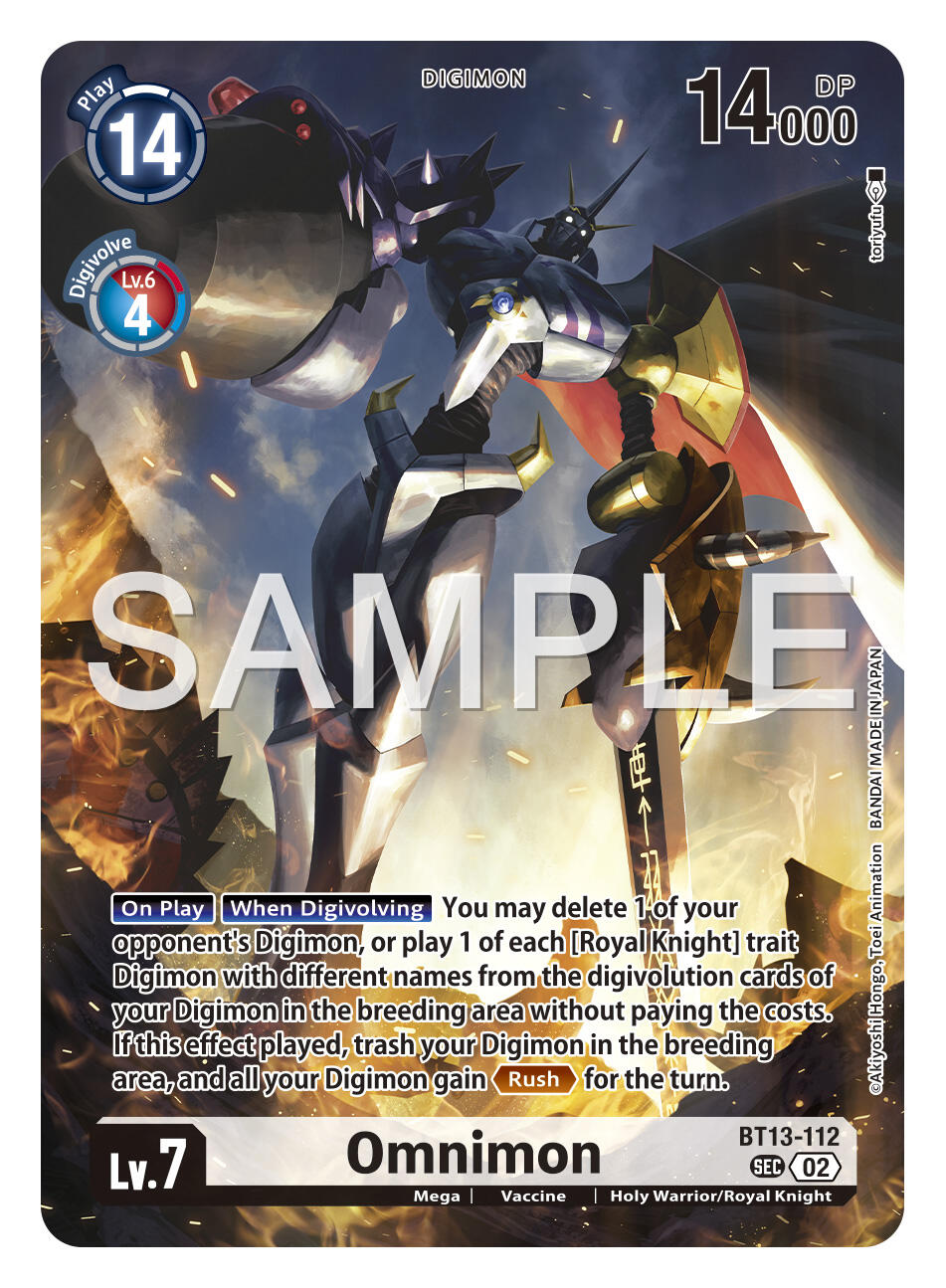 Omnimon [BT13-112] [Limited Card Pack -Another Knight-] | Total Play