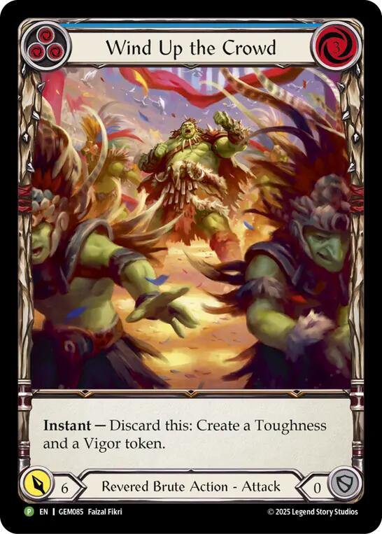 Wind Up the Crowd [GEM085] (GEM Pack 3)  Rainbow Foil | Total Play