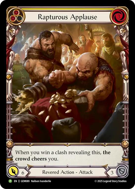 Rapturous Applause [GEM089] (GEM Pack 3)  Rainbow Foil | Total Play