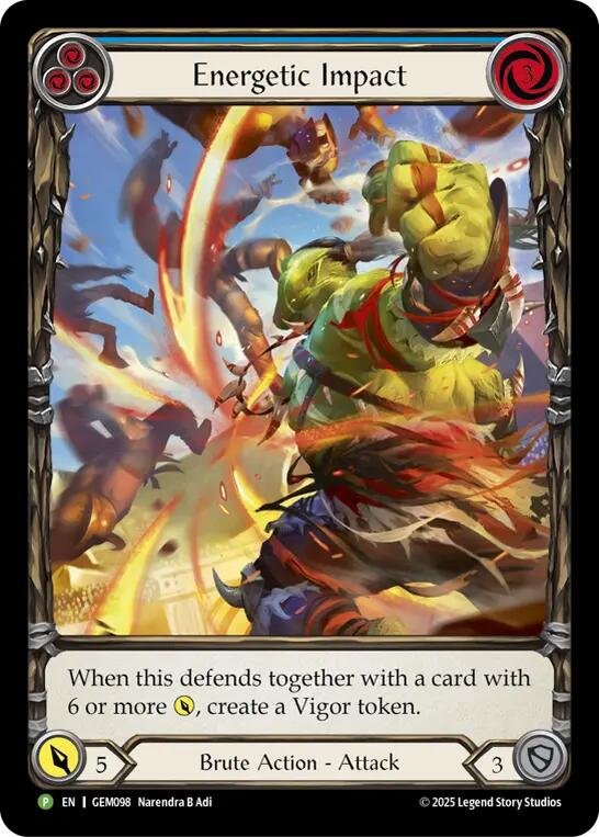 Energetic Impact [GEM098] (GEM Pack 3)  Rainbow Foil | Total Play