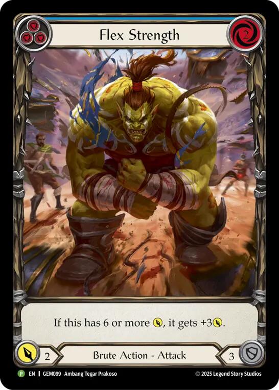 Flex Strength [GEM099] (GEM Pack 3)  Rainbow Foil | Total Play