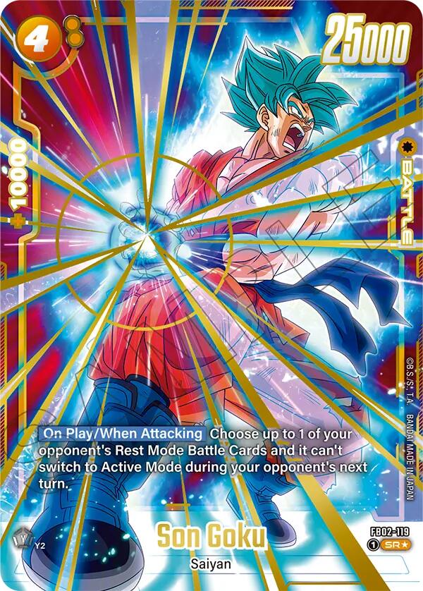 Son Goku (FB02-119) (Gold) [Fusion World Promotion Cards] | Total Play