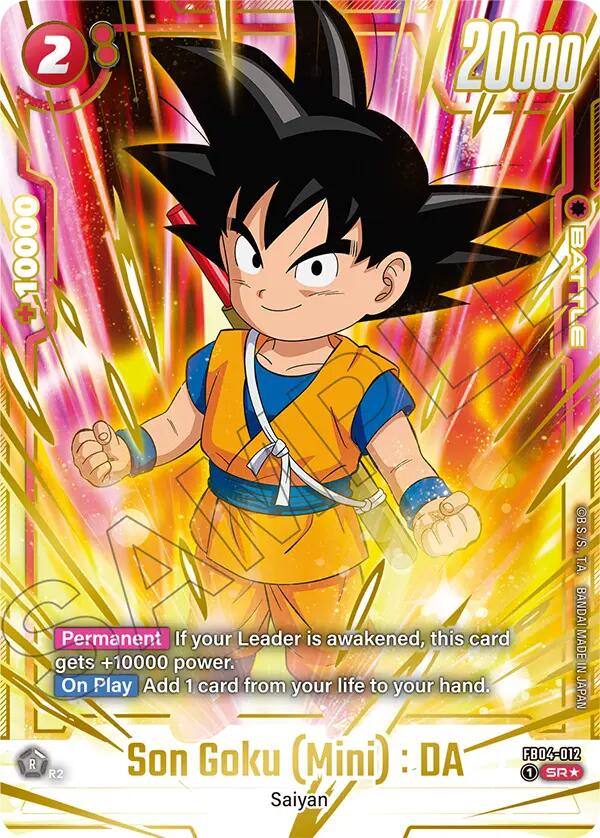 Son Goku (Mini) : DA - FB04-012 (Gold) [Fusion World Promotion Cards] | Total Play
