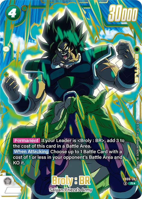 Broly : BR (FB06-062) (Gold) [Fusion World Promotion Cards] | Total Play