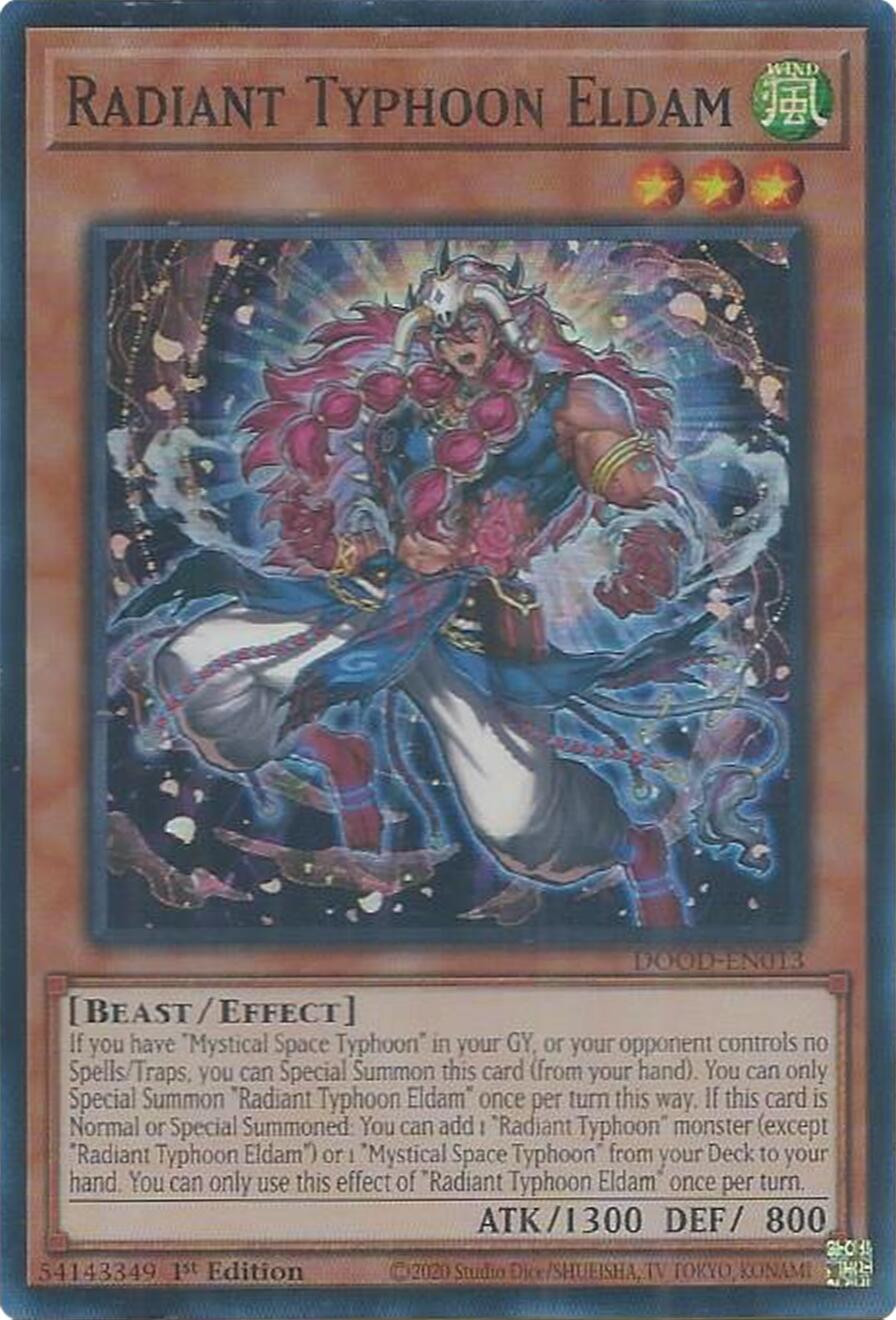 Radiant Typhoon Eldam [DOOD-EN013] Super Rare | Total Play