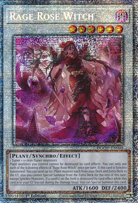 Rage Rose Witch (Starlight Rare) [DOOD-EN040] Starlight Rare | Total Play