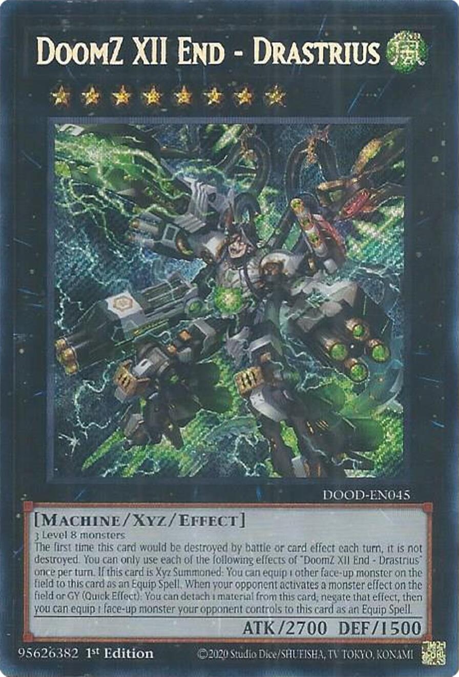 DoomZ XII End - Drastrius [DOOD-EN045] Secret Rare | Total Play