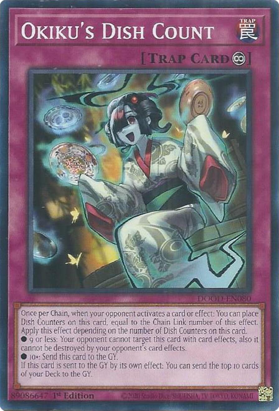 Okiku's Dish Count [DOOD-EN080] Common | Total Play