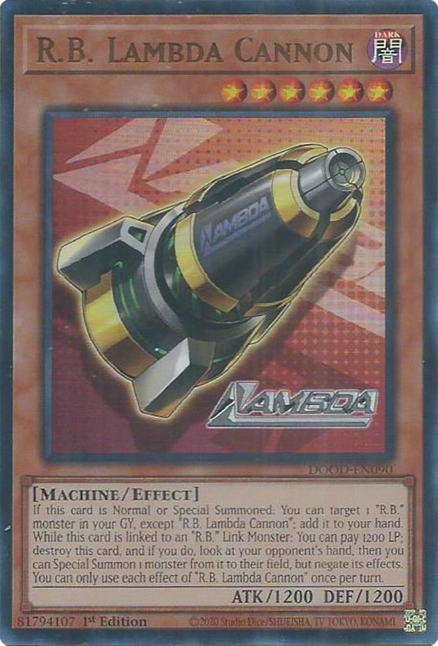 R.B. Lambda Cannon [DOOD-EN090] Ultra Rare | Total Play