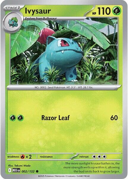 Ivysaur (002/132) [Mega Evolution: Base Set] | Total Play