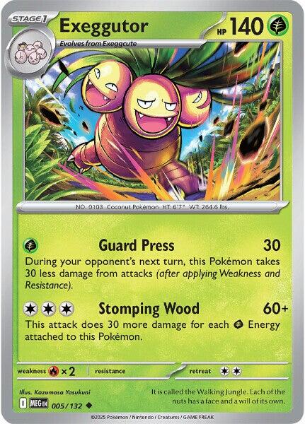 Exeggutor (005/132) [Mega Evolution: Base Set] | Total Play