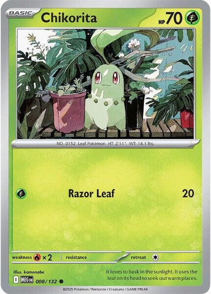 Chikorita (008/132) [Mega Evolutions: Base Set] | Total Play