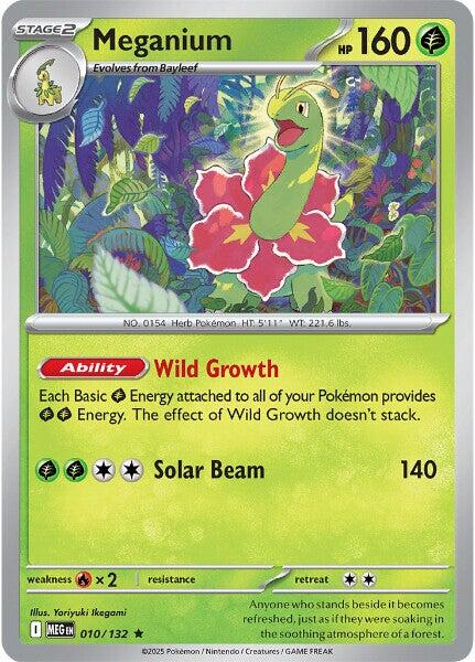 Meganium (010/132) [Mega Evolution: Base Set] | Total Play