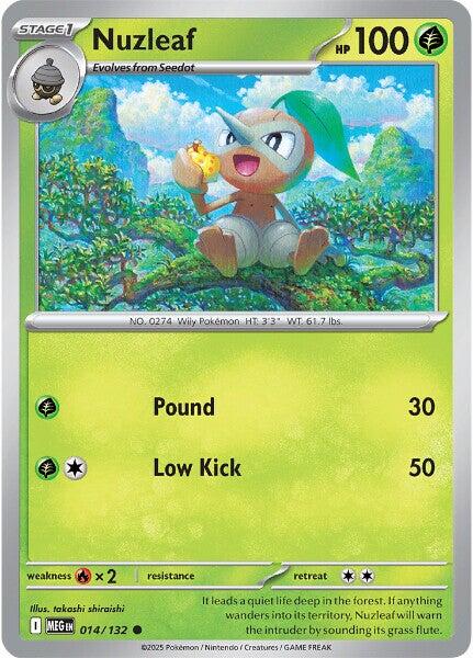 Nuzleaf (014/132) [Mega Evolution: Base Set] | Total Play