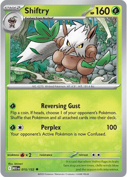 Shiftry (015/132) [Mega Evolutions: Base Set] | Total Play