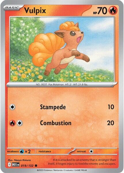 Vulpix (019/132) [Mega Evolutions: Base Set] | Total Play
