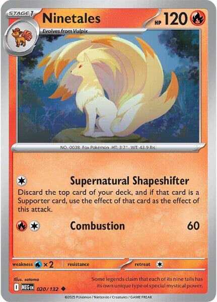 Ninetales (020/132) [Mega Evolutions: Base Set] | Total Play