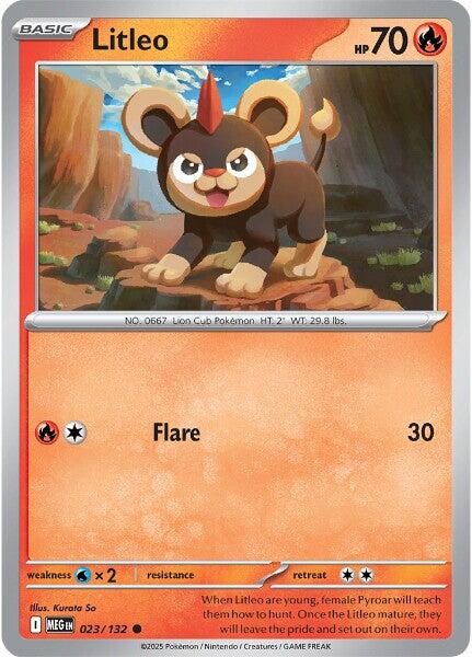 Litleo (023/132) [Mega Evolution: Base Set] | Total Play