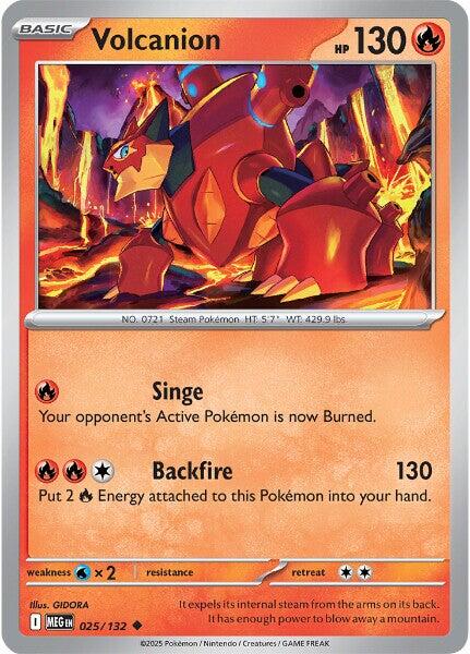 Volcanion (025/132) [Mega Evolutions: Base Set] | Total Play