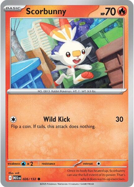 Scorbunny (026/132) [Mega Evolutions: Base Set] | Total Play