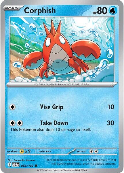 Corphish (033/132) [Mega Evolutions: Base Set] | Total Play