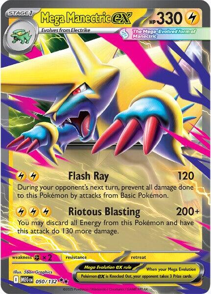 Mega Manectric ex (050/132) [Mega Evolutions: Base Set] | Total Play