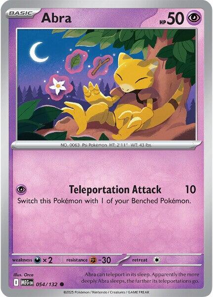 Abra (054/132) [Mega Evolutions: Base Set] | Total Play