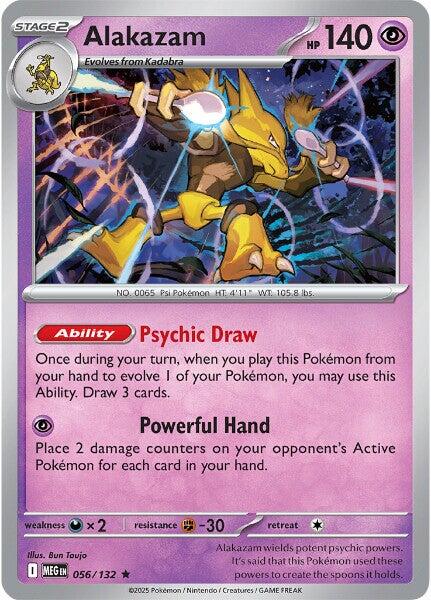 Alakazam (056/132) [Mega Evolutions: Base Set] | Total Play