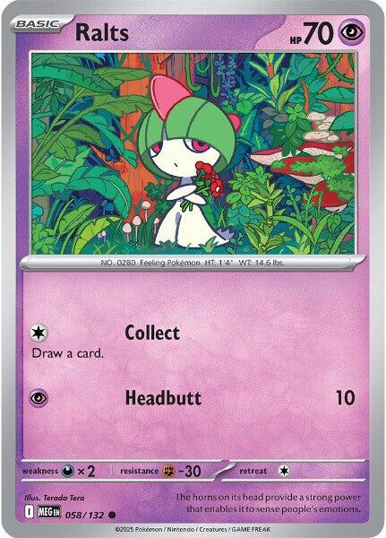 Ralts (058/132) [Mega Evolutions: Base Set] | Total Play