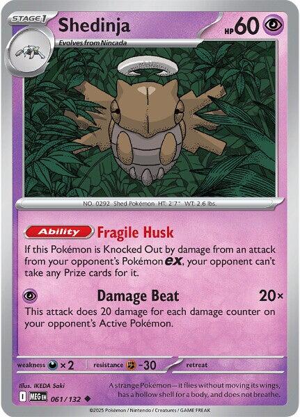 Shedinja (061/132) [Mega Evolution: Base Set] | Total Play