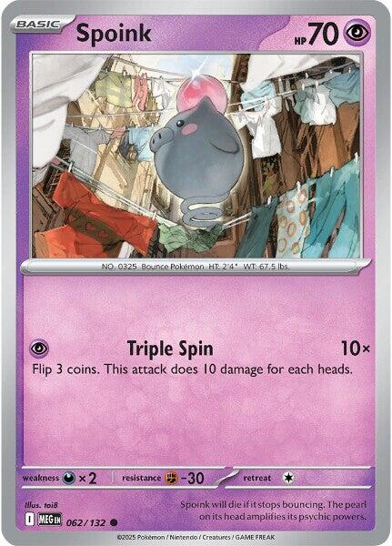 Spoink (062/132) [Mega Evolution: Base Set] | Total Play