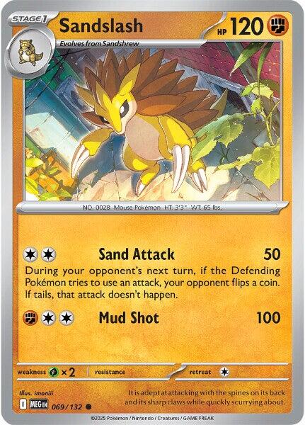 Sandslash (069/132) [Mega Evolution: Base Set] | Total Play