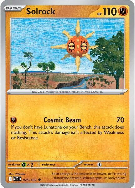 Solrock (075/132) [Mega Evolutions: Base Set] | Total Play