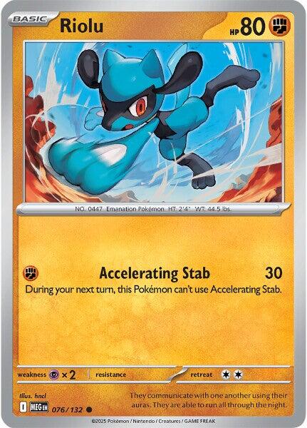 Riolu (076/132) [Mega Evolution: Base Set] | Total Play