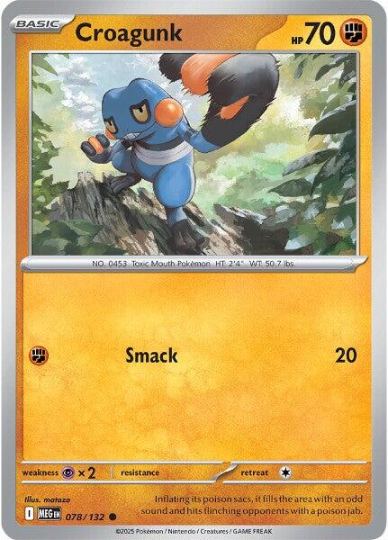 Croagunk (078/132) [Mega Evolution: Base Set] | Total Play