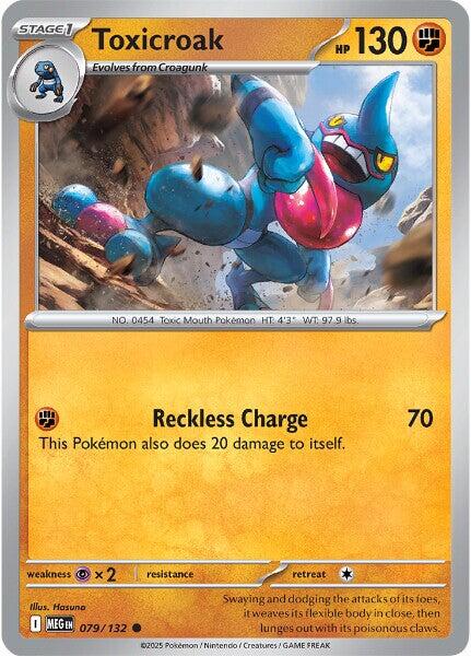 Toxicroak (079/132) [Mega Evolution: Base Set] | Total Play