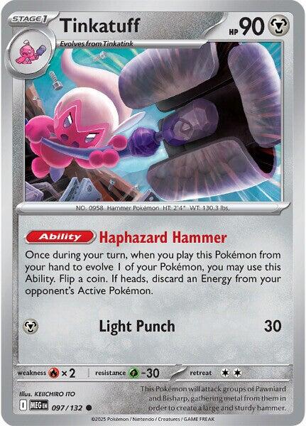 Tinkatuff (097/132) [Mega Evolution: Base Set] | Total Play