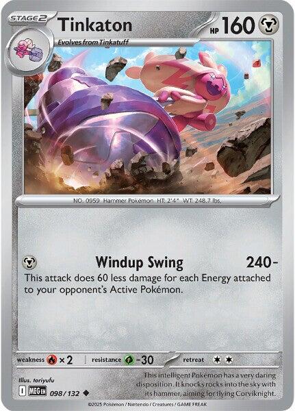 Tinkaton (098/132) [Mega Evolution: Base Set] | Total Play