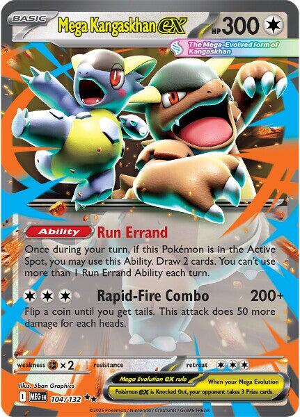 Mega Kangaskhan ex (104/132) [Mega Evolution: Base Set] | Total Play