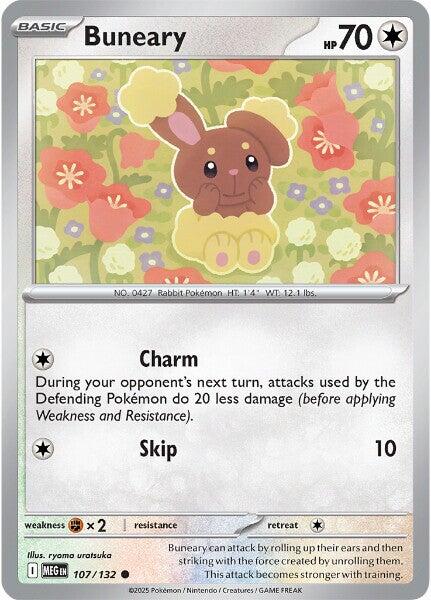 Buneary (107/132) [Mega Evolutions: Base Set] | Total Play