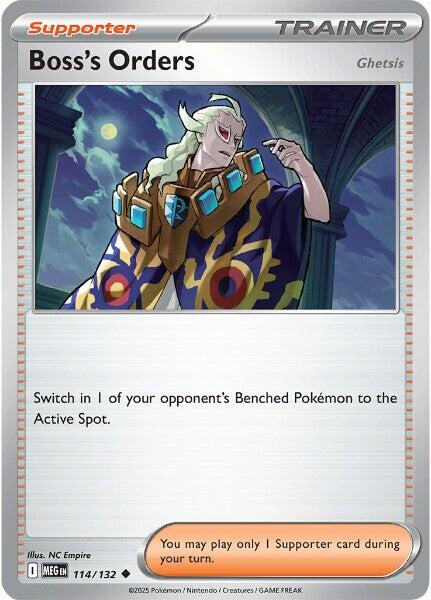 Boss's Orders (114/132) [Ghetsis] [Mega Evolutions: Base Set] | Total Play
