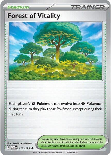 Forest of Vitality (117/132) [Mega Evolution: Base Set] | Total Play