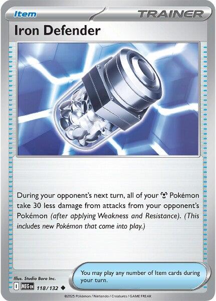 Iron Defender (118/132) [Mega Evolutions: Base Set] | Total Play