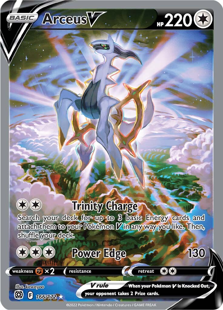 Arceus V (166/172) [Sword & Shield: Brilliant Stars] | Total Play
